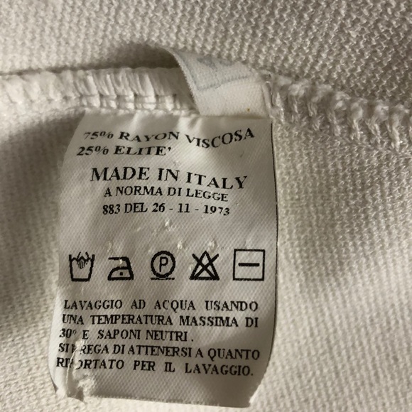 🌺🌺 DOMENICO VACCA  White Jacket Cardigan size 42 🇮🇹 - Picture 8 of 9